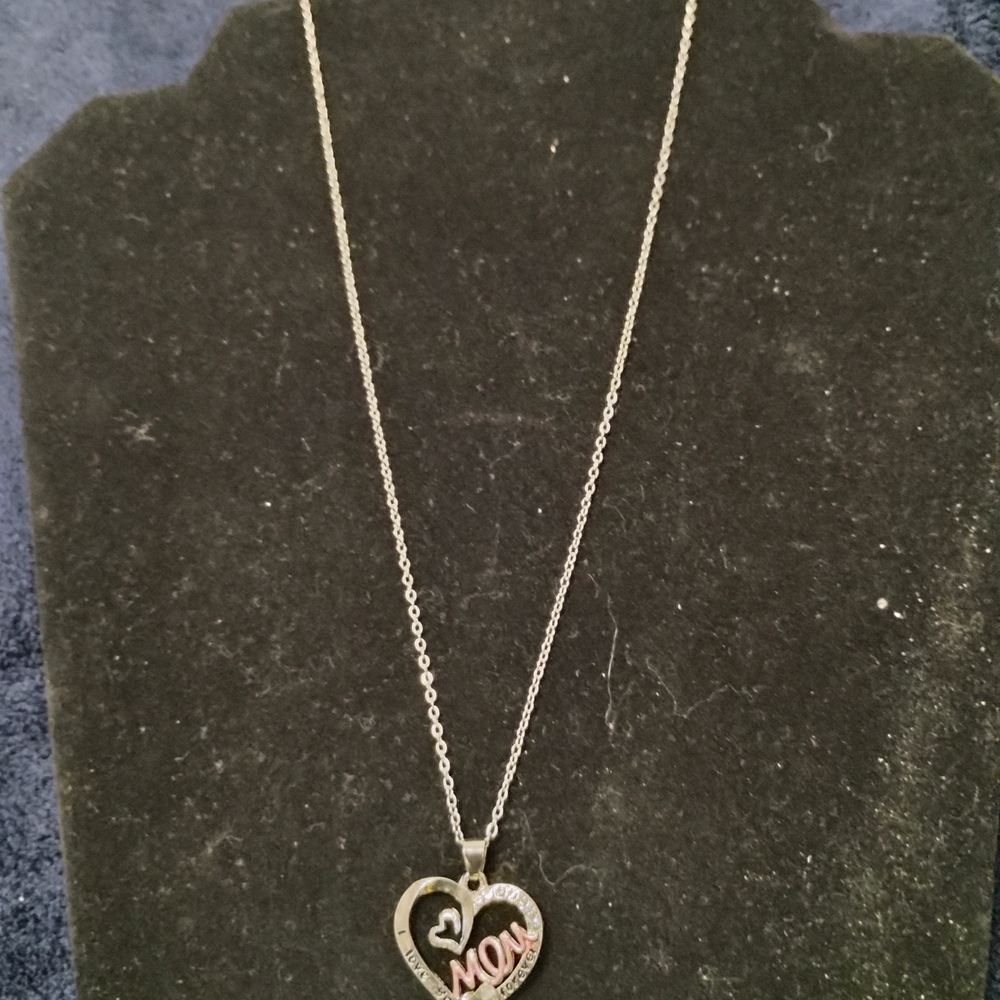 Heart Pendant Necklace for Mom